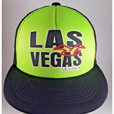 Lucky 7 Las Vegas Snap Back  Black and Lime  eb-08421272